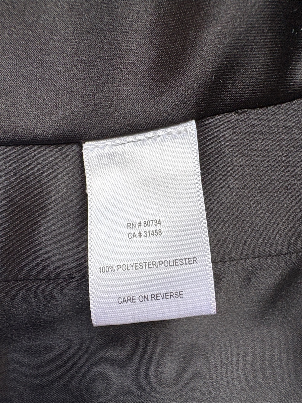 BCBG Vintage Satin Capelet Jacket - Elegant Short Cape - Picture 3 of 4